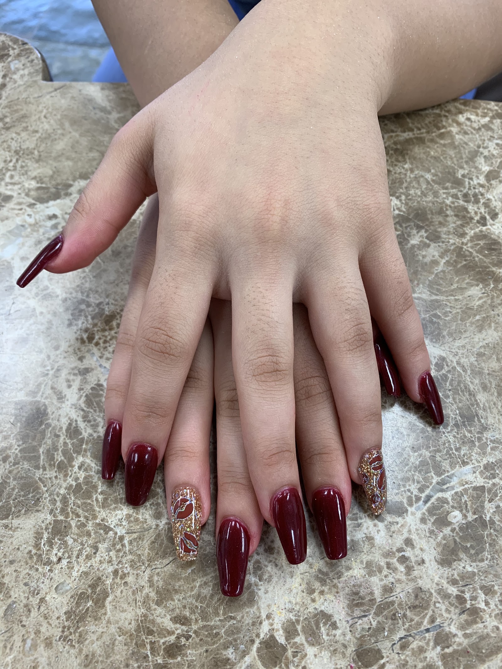 M Salon Hair & Nail nail work in Allen, Texas